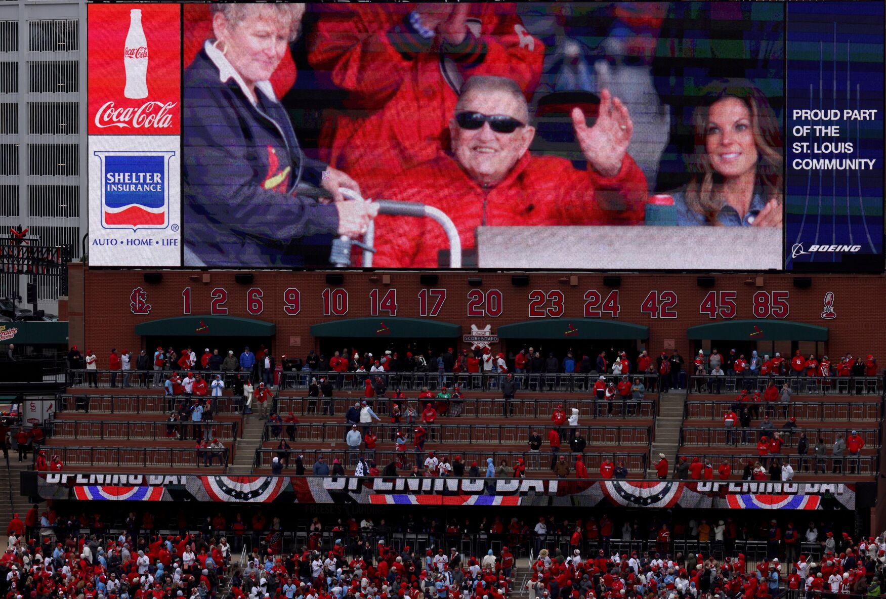 2024 Busch Stadium home opener, Miami Marlins vs St. Louis Cardinals